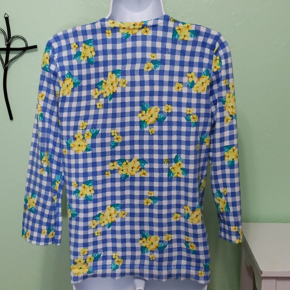 🐞KIM ROGERS button down top - Picture 2 of 10